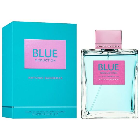 Blue Seduction by Antonio Banderas EDT Spray for Women 6.8 oz / 200 ml New - Picture 2 of 2